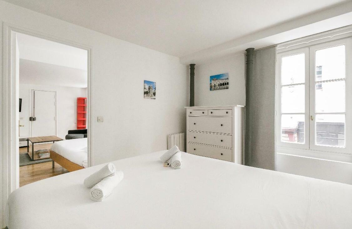 פריז 50M2 Rue Rambuteau/Pompidou/Marais/Hotel De Ville מראה חיצוני תמונה
